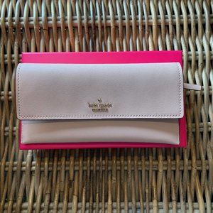 Kate Spade Blush Slim Profile Wallet